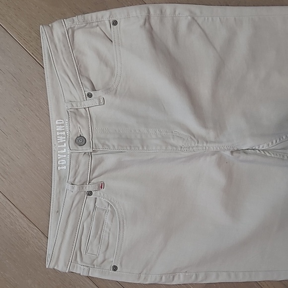 EUC Idyllwind Pants Women's sz 12/32L Cream/Tan High Rise Bootcut Pants - Picture 3 of 13